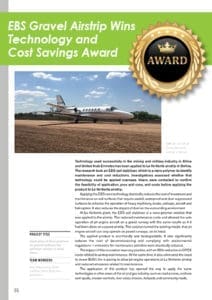 BG-BOLIVIA-TECHNOLOGY-AWARD-FOR-EBS-SURFACED-RUNWAY EBS Gravel Airstrip wins Technology and Cost Savings Award