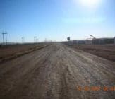 Haul Road stabilized and sealed with EBS Wearing Course Stabilization