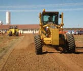 Preparatory shaping of the surface Mine Haul Road Construction