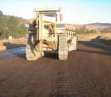 Tracked Vehicle Movement over Durasolution Treated Surface Fugitive Dust Suppression
