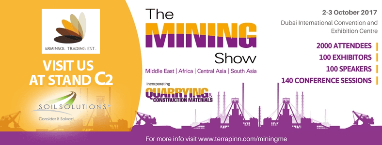 VISIT US AT THE MINING SHOW 2-3 OCOTBER 2017 VISIT US AT THE MINING SHOW 2-3 OCOTBER 2017