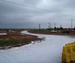 EBS Surface Seal of Access Road Mine Access Road Surface Sealed using EBS