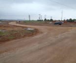 Mine Access Road Stabilized and Sealed with EBS EBS Stabilized and Sealed Wearing Course of Acess Road