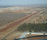 Kahama Airstrip aerial view