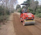 wearing course surface compaction
