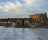 EBS Airstrip Surface Seal Application Gravel Runway Upgrade