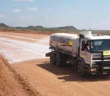 Xstrata Haul Road DiversionEBS Soil Stabilzer EBS Soil Stabilzer Surface Seal Application on Mine Haul Road Diversion