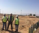 Soil Solutions Middle East team on Binona Radio Control Race Track construction project Soil Solutions Middle East team on Binona Radio Control Race Track construction project